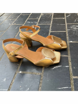 Sama Sandalia Círculos Oro