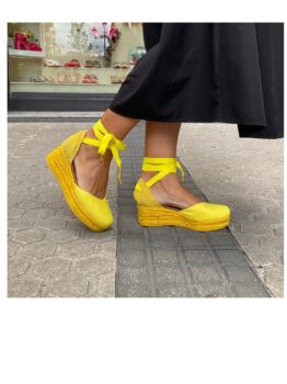 Alpargata Plataforma Mostaza