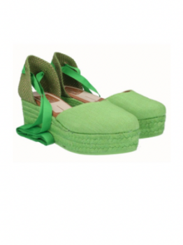 Alpargata Plataforma Pistacho