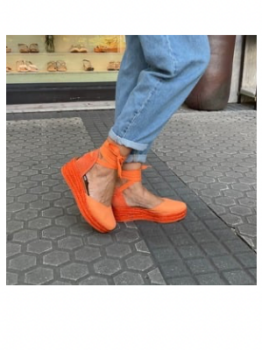 Alpargata Plataforma Naranja