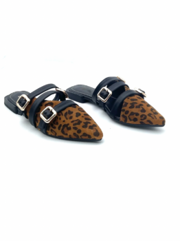 Cheetah Zapato Plano Leopardo