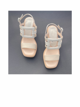 Bosco Sandalia Tacón Blanca