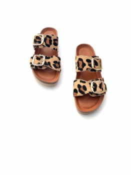 Ari Sandalia Hebillas Leopardo