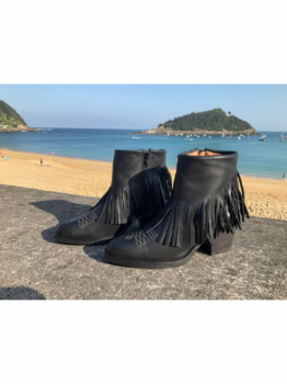 Lille bota Flecos Negra