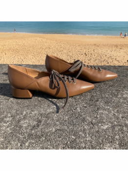 Zapato Soft Cordones Cuero