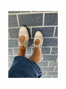 Marta Zapato Suave Blanco Roto