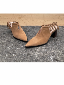 Cloe Zapato Suave Ante Camel