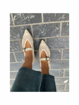 Vicky Bailarina Suave Blanco Roto