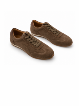 Sara Zapatilla Plana Ante Beige
